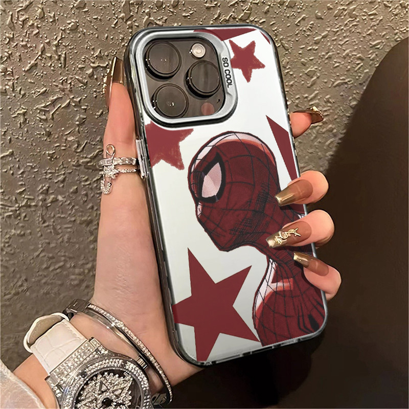 Capinha Anti-impacto Spiderman & Estrela Samsung A07 A17 A15 A16 A54 A55 A34 A23 A35 S21 S22 S23 S24 FE ultra S25 