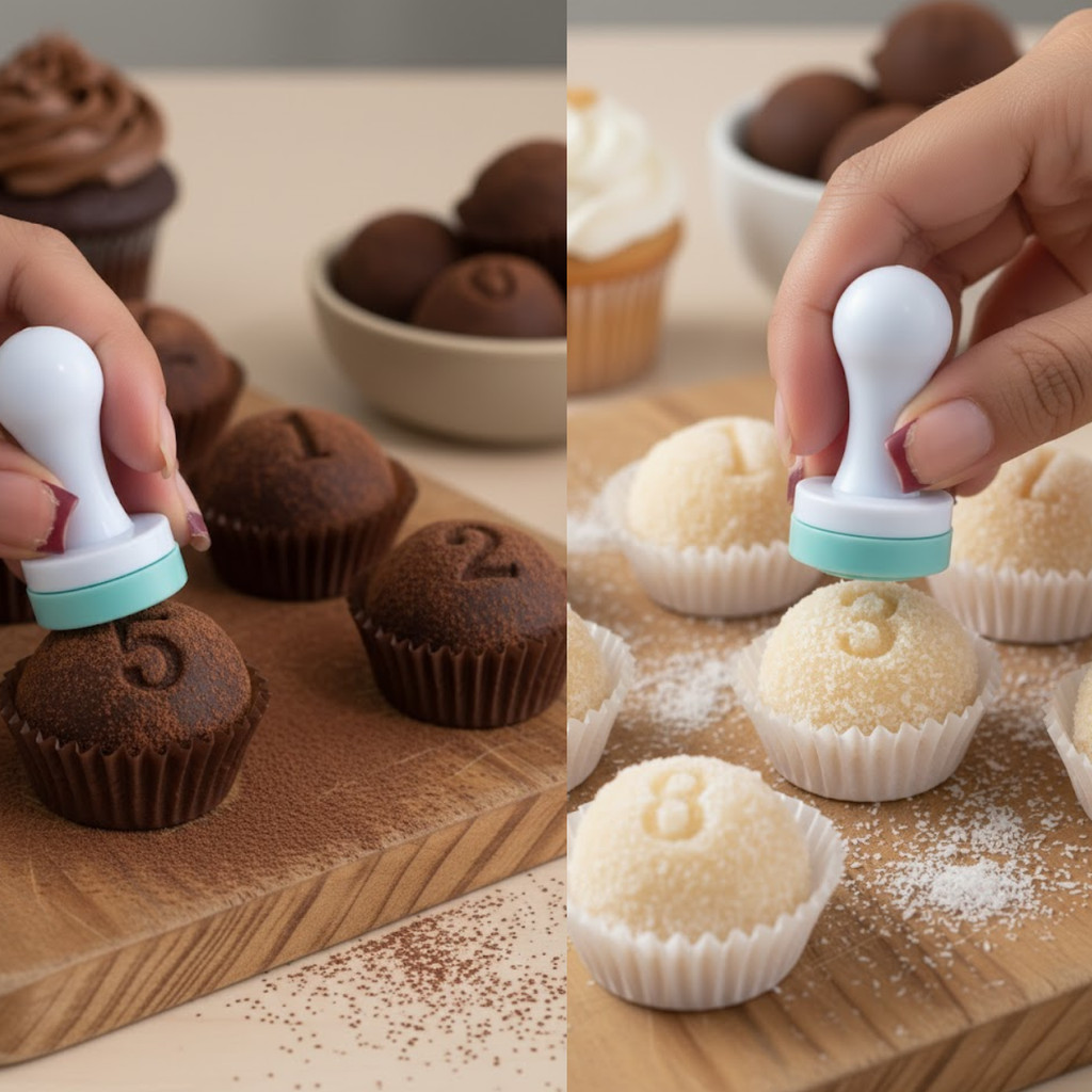 Kit Carimbo Cortador Números 0 a 9 (Kit 10 Peças) Brigadeiro Docinhos em Oferta na Shopee