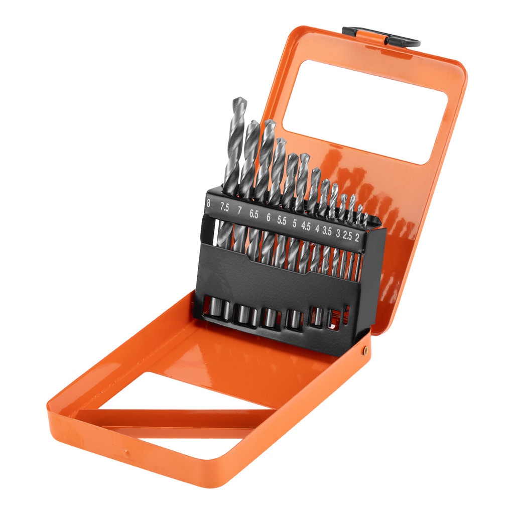 JOGO BROCAS P/ METAL 2-8 MM CAIXA METALICA 13PCS SPARTA em Oferta na Shopee