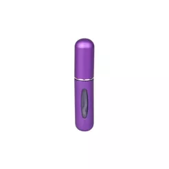 Porta Perfume de Vidro Portátil - Lilás - 5ml - 7,5cm - 1 unidade - Rizzo
