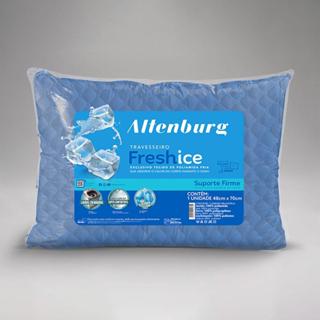 Travesseiro Altenburg Fresh Ice Azul 48cm x 70cm em Oferta na Shopee