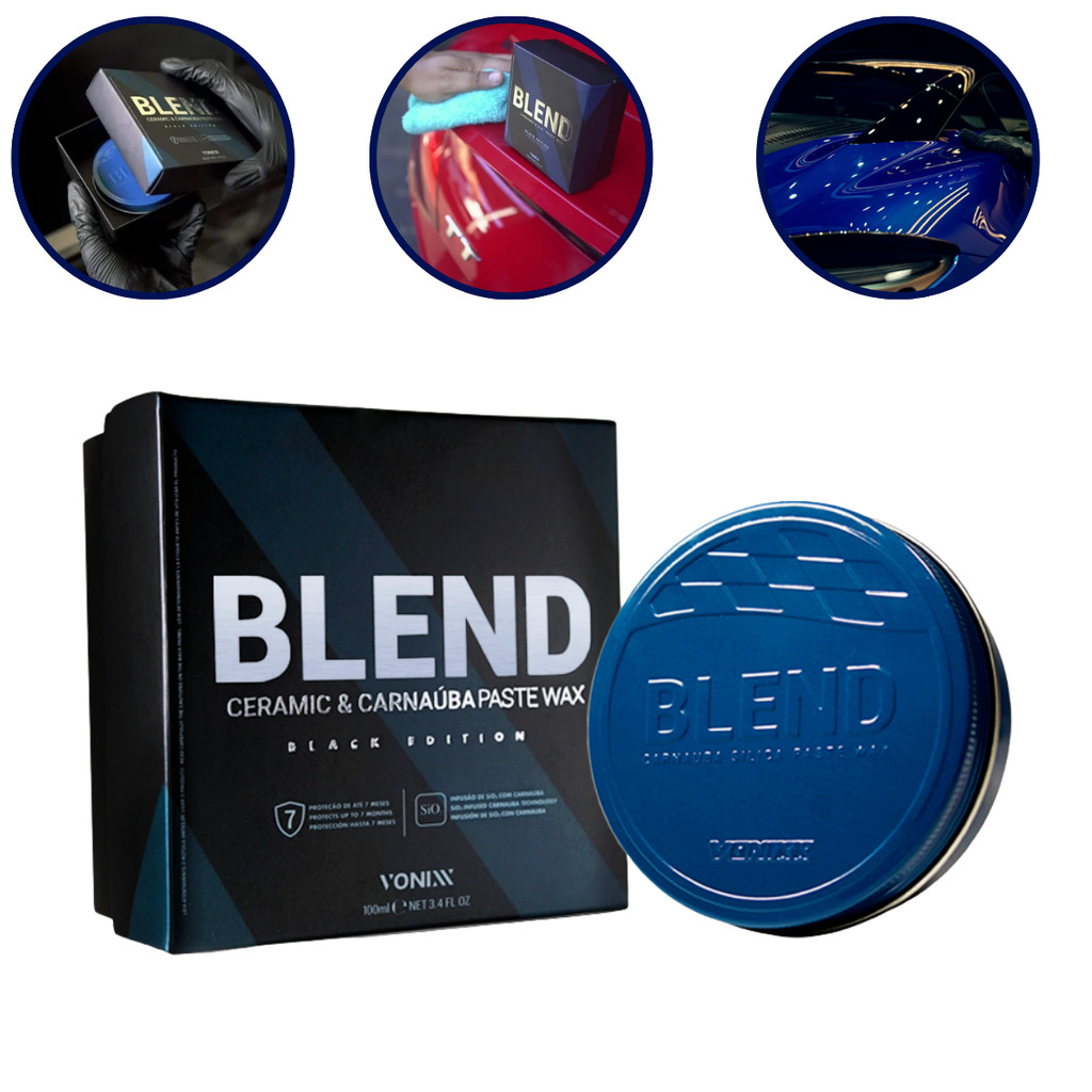 Blend Paste Wax Black Vonixx Carnaúba 100ml em Oferta na Shopee