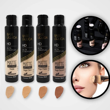 Base liquida matte 30ml - Bio Inove