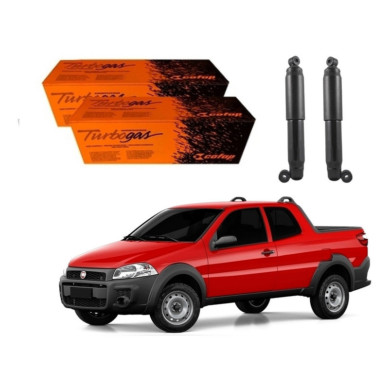 Par Amortecedor Traseiro, Strada 1.4 2010 A 2020 em Oferta na Shopee
