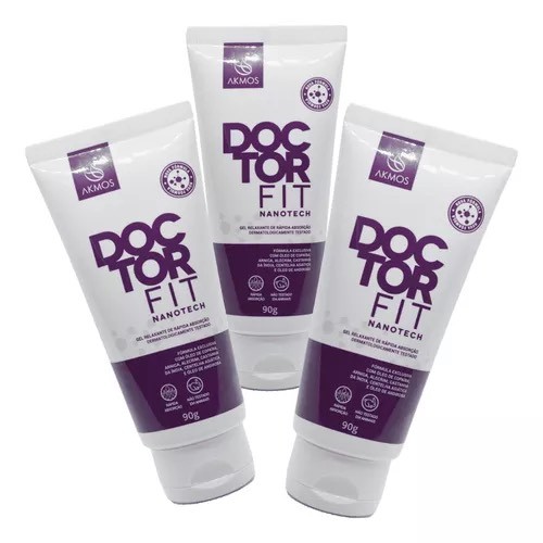 Akmos Doctor Fit Nano 90g: Revigore sua Musculatura 3 Uni
