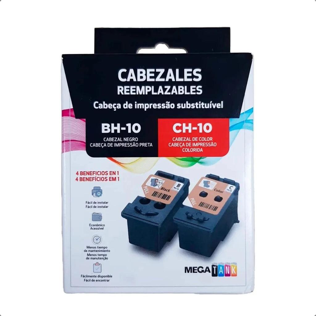Kit Cabeça de Impressão Canon BH-10 CH-10 Preto e Colorido