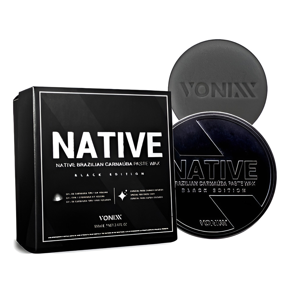 Cera Vonixx Native Black Carnaúba Preta Cristalizadora