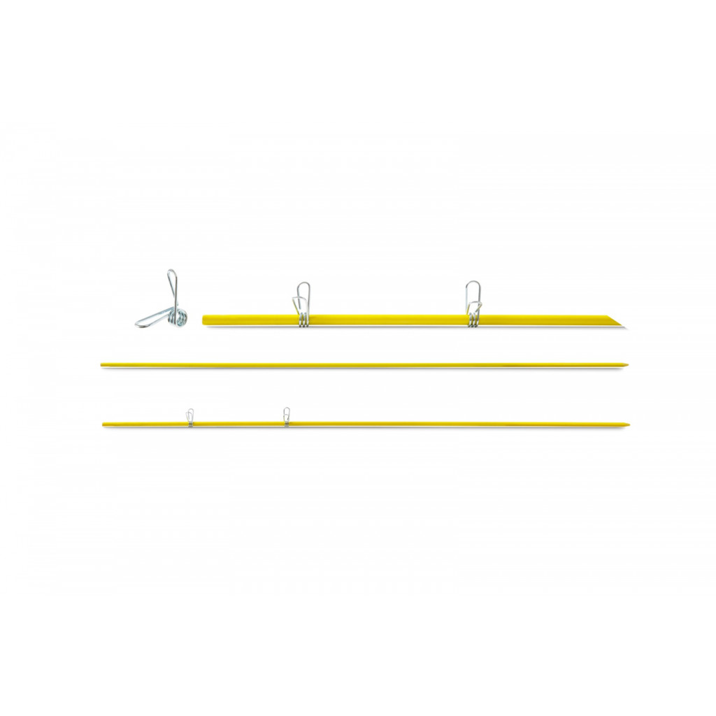 50 VARETA FIBRA DE VIDRO 120 CM + 150 CLIPS METAL CERCA ZEBU