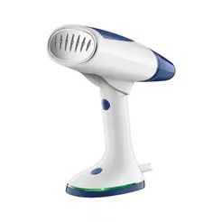 Passadeira a Vapor Dobrável Vaporizador Mondial Branco/Azul 1270W / 1500W Bivolt - VP-10-DB