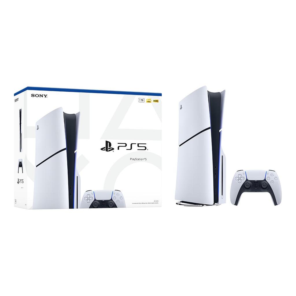 Console PlayStation 5 Slim Disk Edition + Controle Sem Fio Dualsense Branco