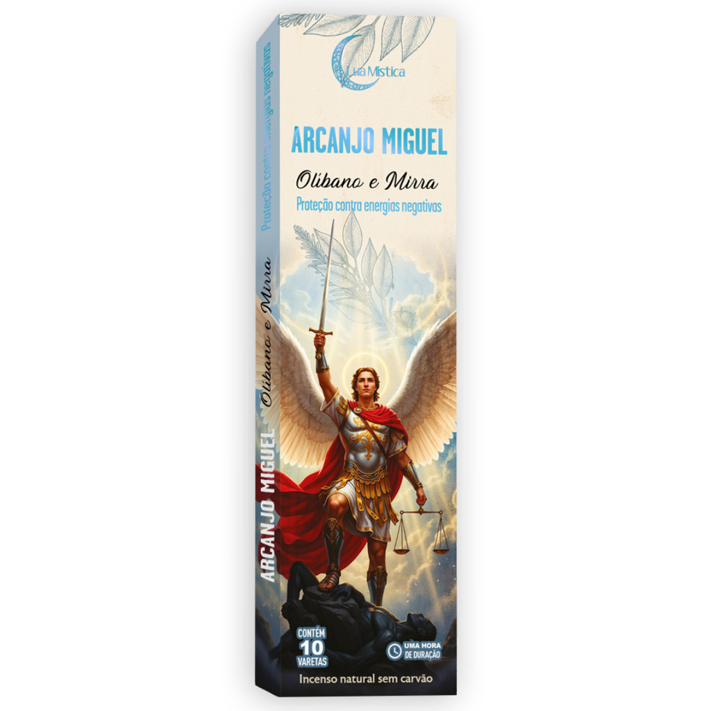Incenso Lua Mistica Santos Catolicos 0% Carvao cx C10 Var Fragrancia:Arcanjo Miguel em Oferta na Shopee