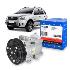 Compressor Ar Ecosport Zetec 2003 Até 2012 Original Delphi LACRADO