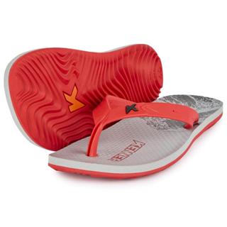 Chinelo Kenner Summer Tsunami Masculino - Cinza e Vermelho em Oferta na Shopee