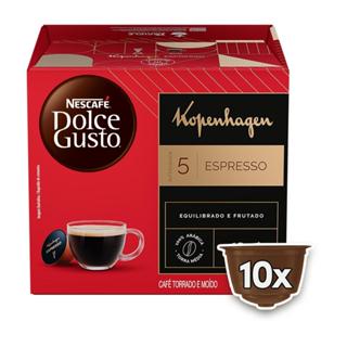 NESCAFÉ Dolce Gusto Kopenhagen Espresso 10 cápsulas em Oferta na Shopee