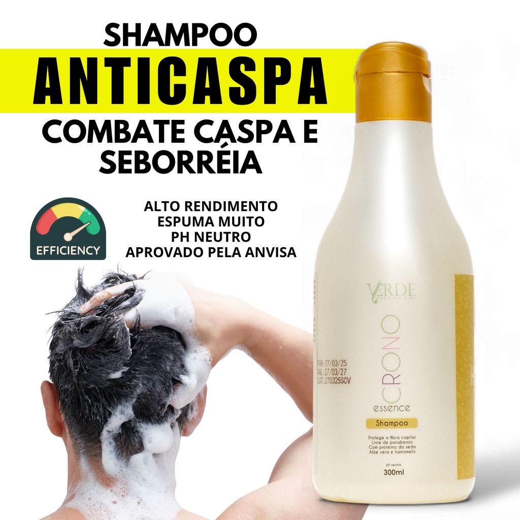 Shampoo Anticaspa e Controle de Oleosidade