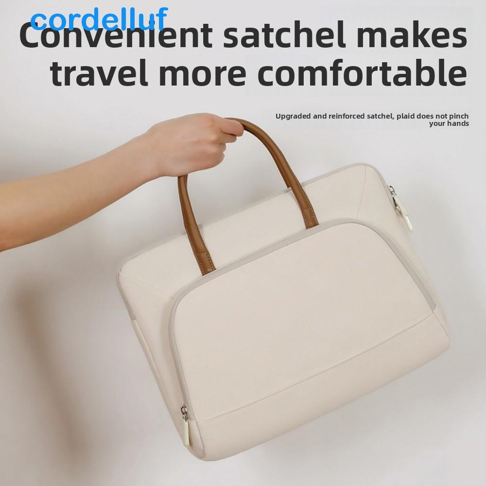 Bolsas Portáteis Para Laptop CORDELLUF , Com Alça , Capa À Prova D'água Leve Notebook Zíper Duplo
