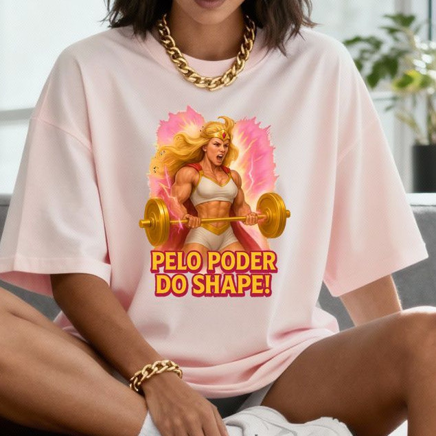 Camiseta Camisa Algodão Camiseta Camisa T-shirt Feminina100%Algodão Oversized Treino Gym Academia Fitness Musculação Sha