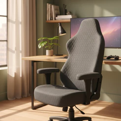 Capa De Cadeira Gamer Luxo Matelado Computador Escritório