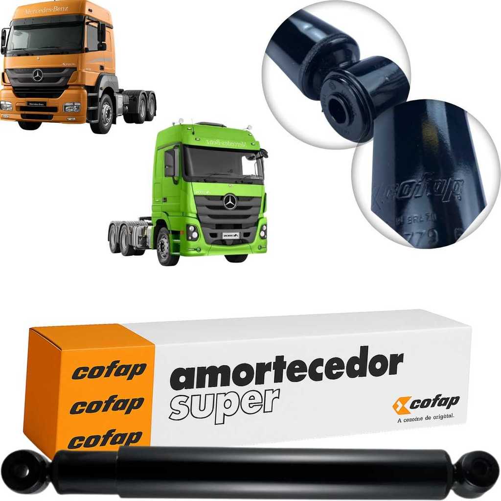 Amortecedor Suspensão Roda Dianteira Mercedes Axor Actros