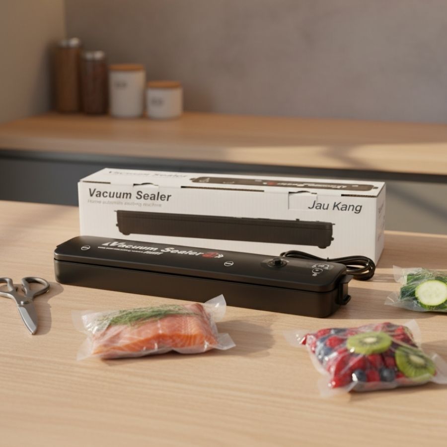 Seladora de Embalagens a Vacuo - 220V - 36x6,5x5cm - 1 unidade - Rizzo