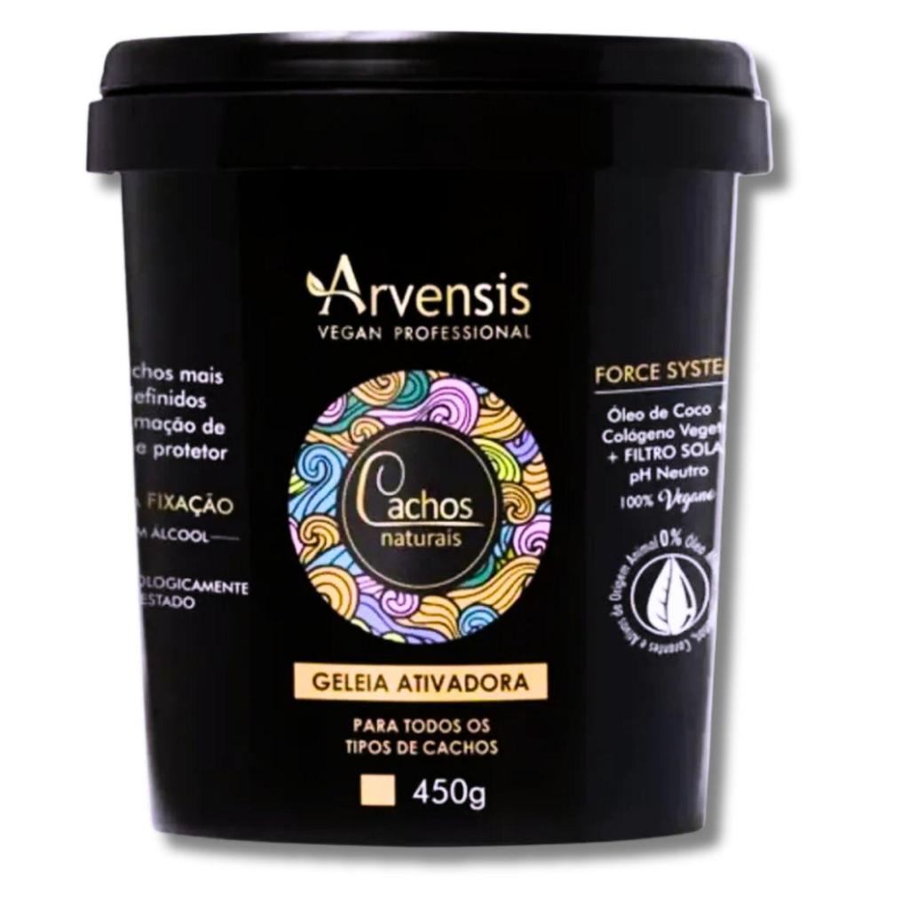 Geleia Ativadora Arvensis Cachos Naturais Alta Fixação 450g