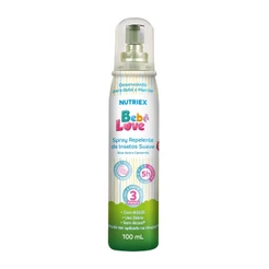Spray Repelente De Insetos Suave Bebê Love Nutriex 100ml