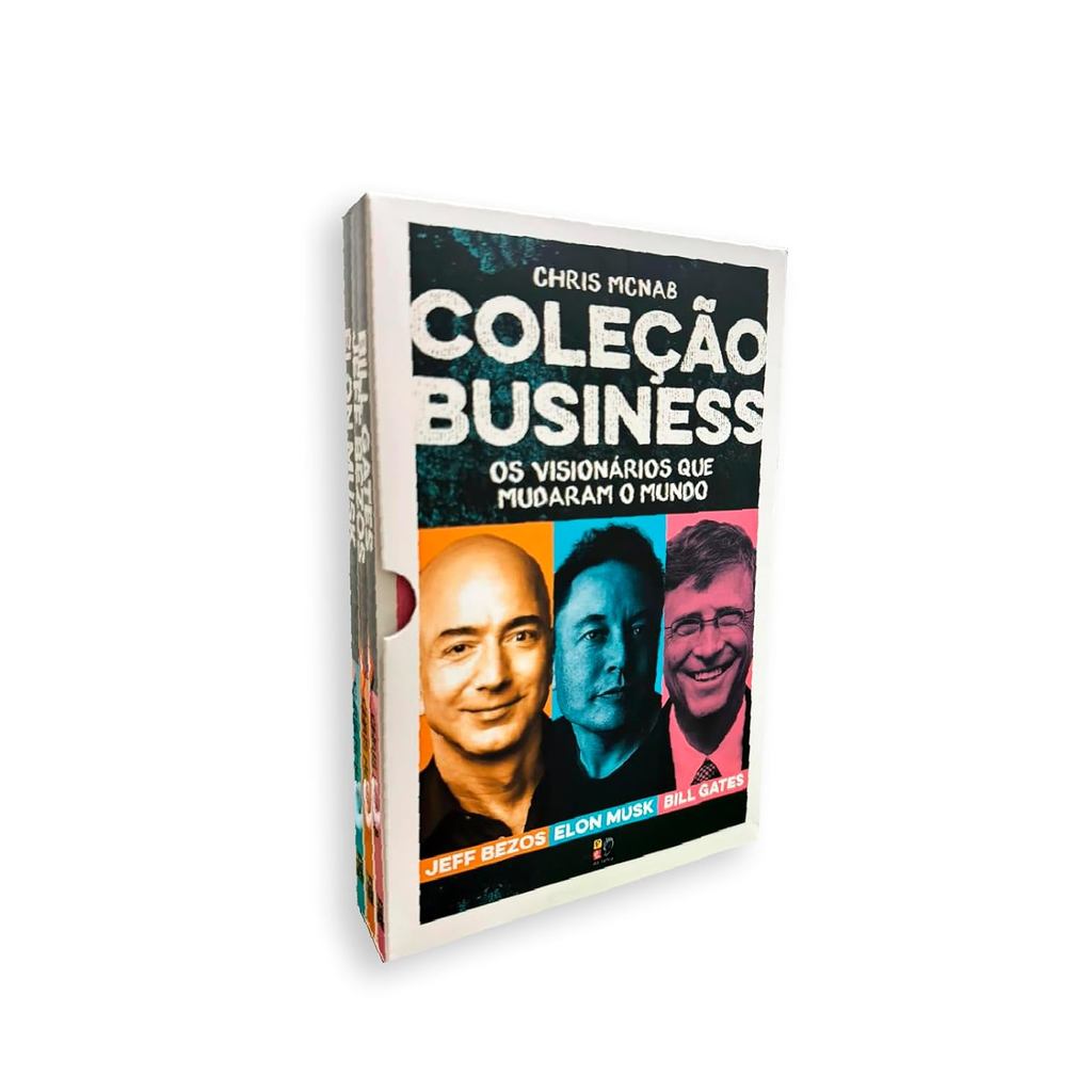 Box | Coleção Business | Elon Musk, Jeff Bezos e Bill Gates