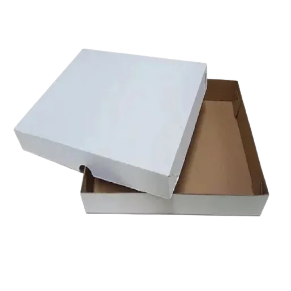 Kit 6, 10 E 20 Caixas De Papelão Branco 35X35X5 Doces Salgados em Oferta na Shopee