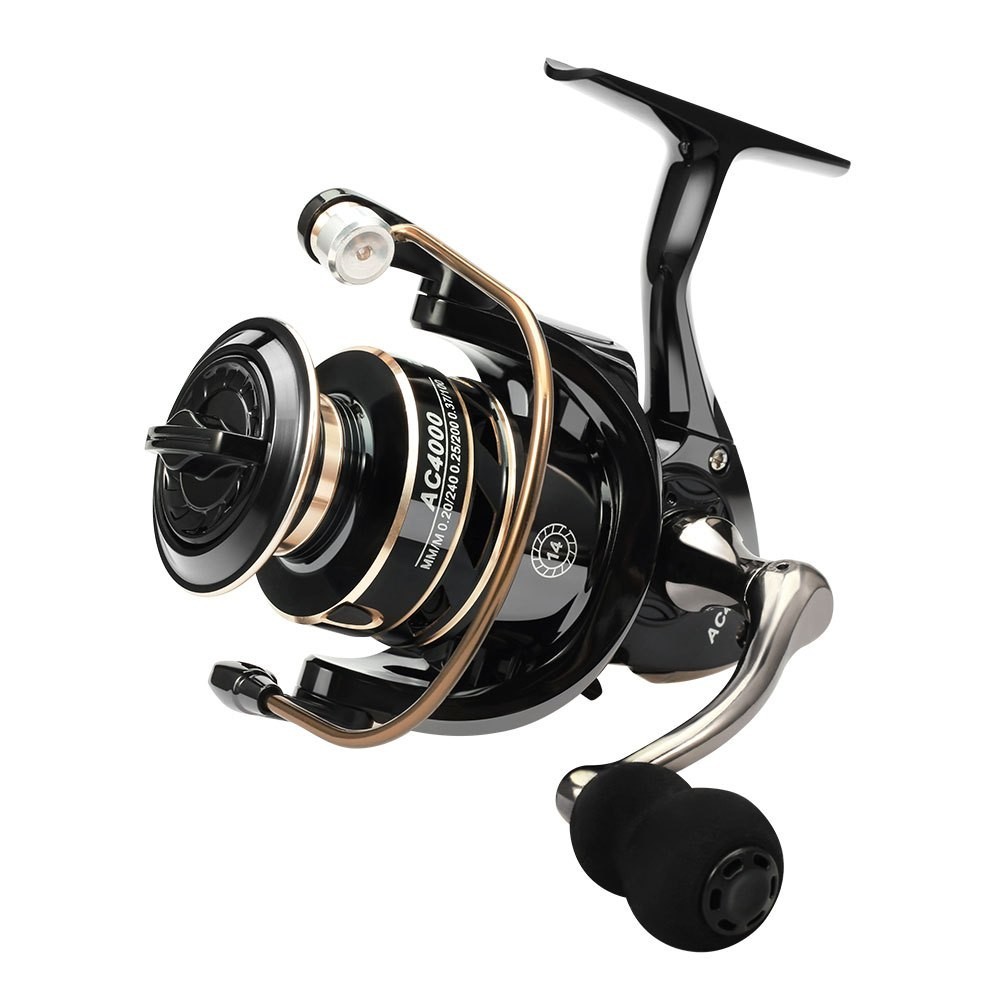 🐠AC2000 Molinete Profissional de Arremesso, Material de Aço Inoxidável, Capacidade Máxima de Carga 5kg