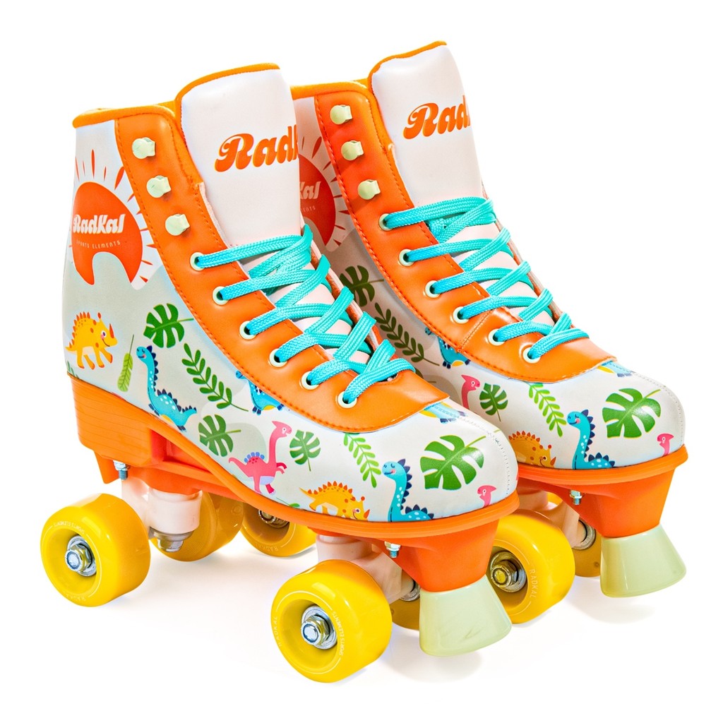 Patins Roller Ajustável Quad Dino Esporte Infantil Tamanho Regulável - Fênix Brinquedos