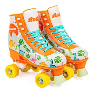 Patins Roller Ajustável Quad Dino Esporte Infantil Tamanho Regulável - Fênix Brinquedos