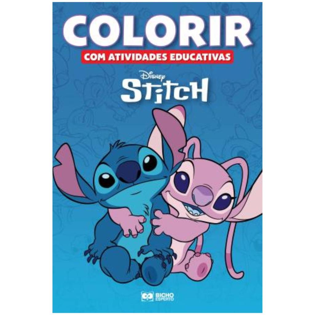 COLORIR ATIVIDADES EDUCATIVAS DISNEY: STITCH em Oferta na Shopee
