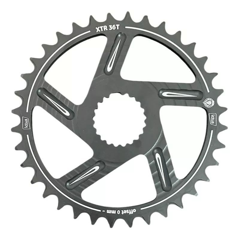 COROA ICTUS DIRECT XTR OFFSET 0MM 36T COMPATÍVEL SHIMANO