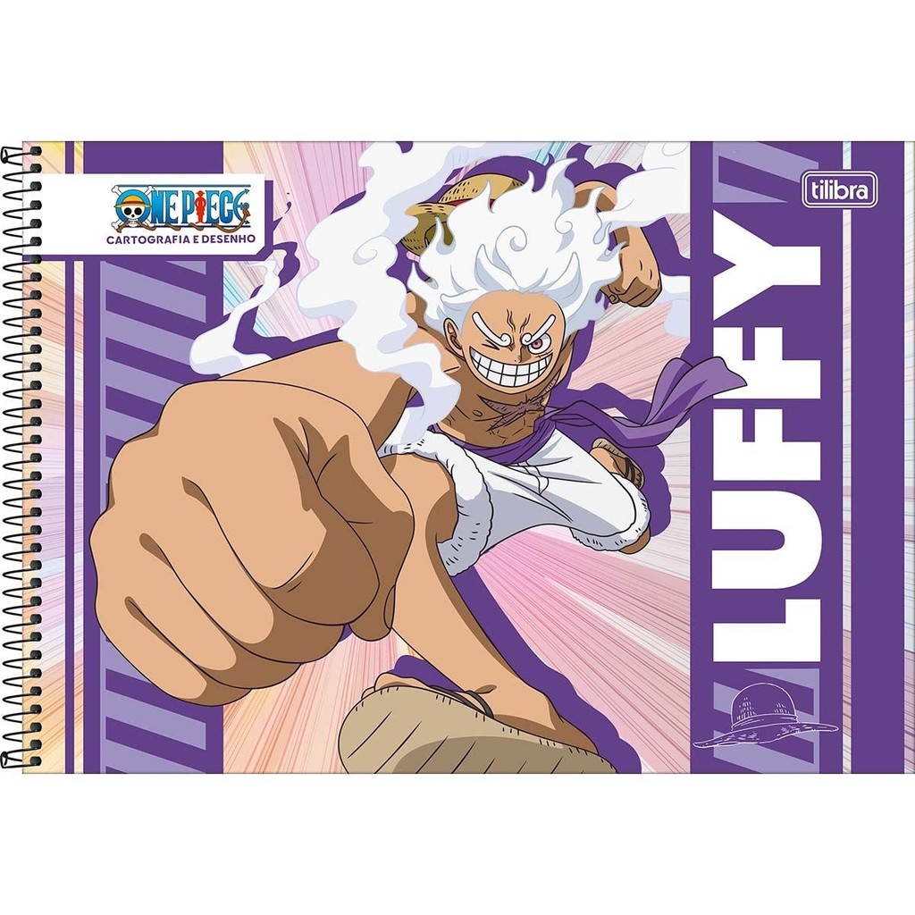 Caderno One Piece Cartografia Desenho 80 fls Tilibra Capa 1