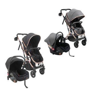 Carrinho c/Bebê Conforto Reversível Elysian Maxi Baby em Oferta na Shopee
