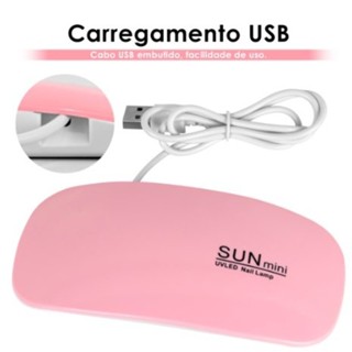 KIT 1/2/3 PCS Mini Cabine Sun Mini de Unha Estufa LED  para Unhas em Gel  Portátil em Oferta na Shopee