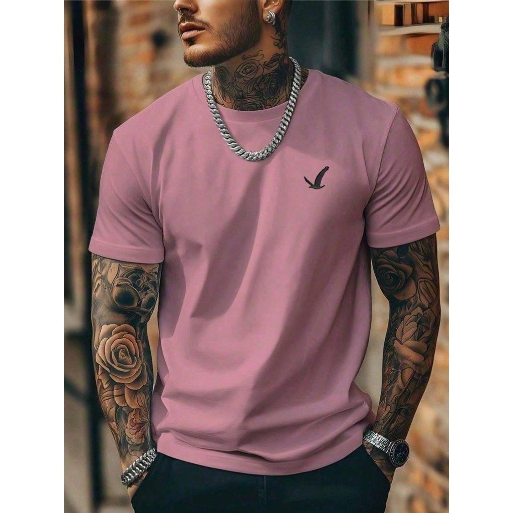 Camiseta Masculina de Aguia Camisa 100% Algodao tendencia basica