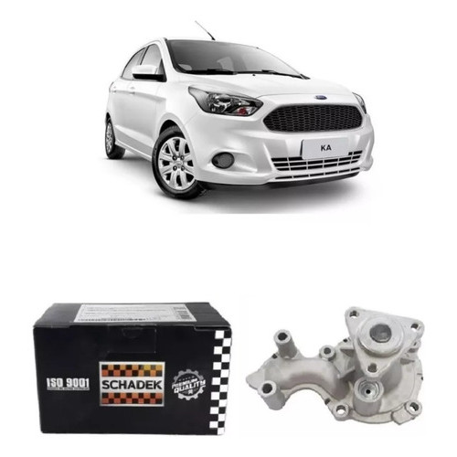 Bomba D'agua Ford Ka 1.0 12v Tivct 3 Cilindros 2014 A 2020
