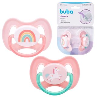 Chupeta Comfort Magic Unicórnio Tam 1 0-6 meses 21113 - Buba em Oferta na Shopee
