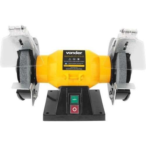 Motoesmeril Vonder 150W Bivolt 3450RPM Afiação Desbaste Oficina com Visor de Proteção · foto 2
