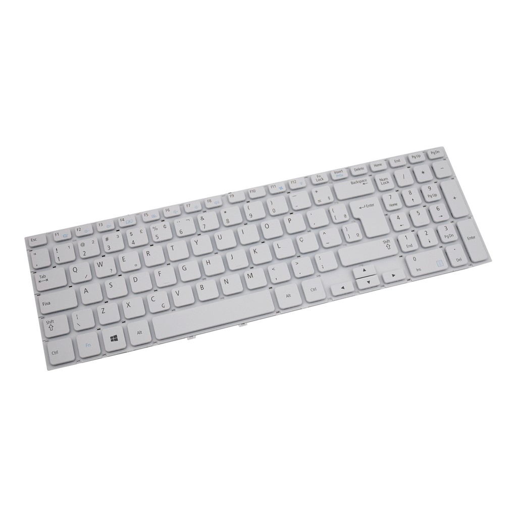 Teclado para Notebook Samsung Np Series NP250E5E | ABNT2 Sem Moldura - detalhe