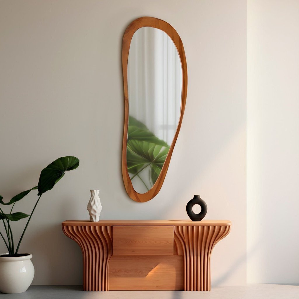 Espelho de Corpo 130x50cm Orgânico Gringa em Oferta na Shopee