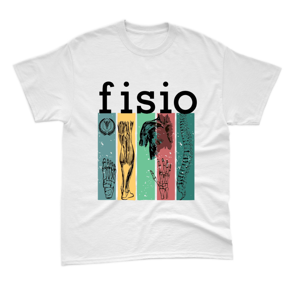 Blusa Camiseta faculdade de Fisioterapia camisa 00% algodãofio 30.01 100% Algodão - Envio Rapido Premium