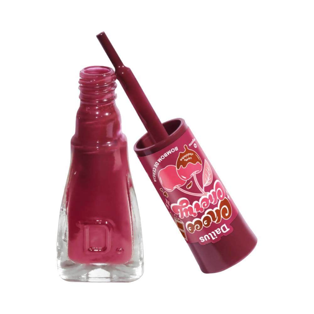 Detalhes do Esmalte Dailus Choco Cherry Bombom de Cereja