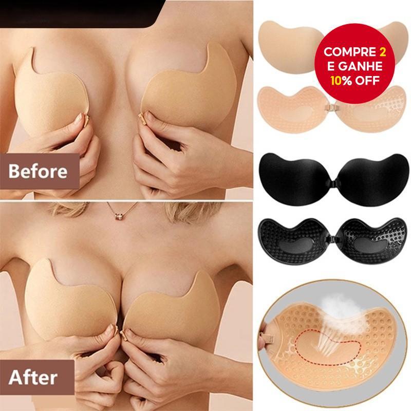 Reunir Sutiã De Silicone Sem Alças Respirável Forma De Manga Auto-Adesivo Reutilizável Invisível Almofada De Peito Roupa