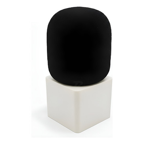 Kit Canopla Quadrada Plástico Esponja Espuma Baixa Microfone De Mão