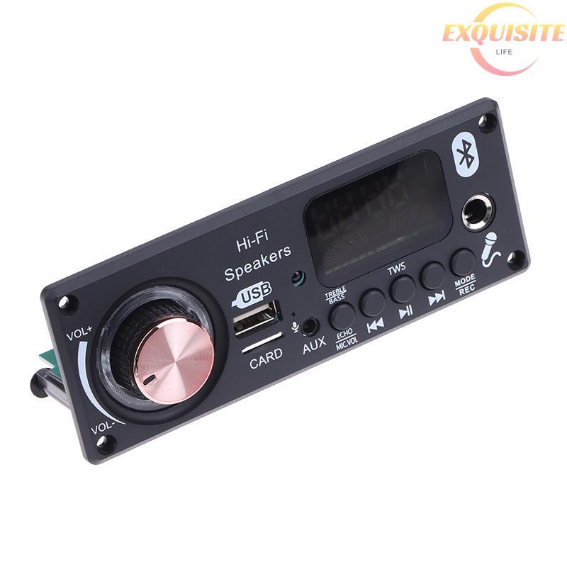 [EL] 12V MP3 Bt Placa De Decodificação Áudio Para Carro Decodificador 5.3 Sem Amplificador USB TF Módulo De Rádio FM Tel
