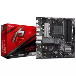 Placa Mãe AsRock B550M Phantom Gaming 4, Chipset B550, AMD AM4, MATX, DDR4