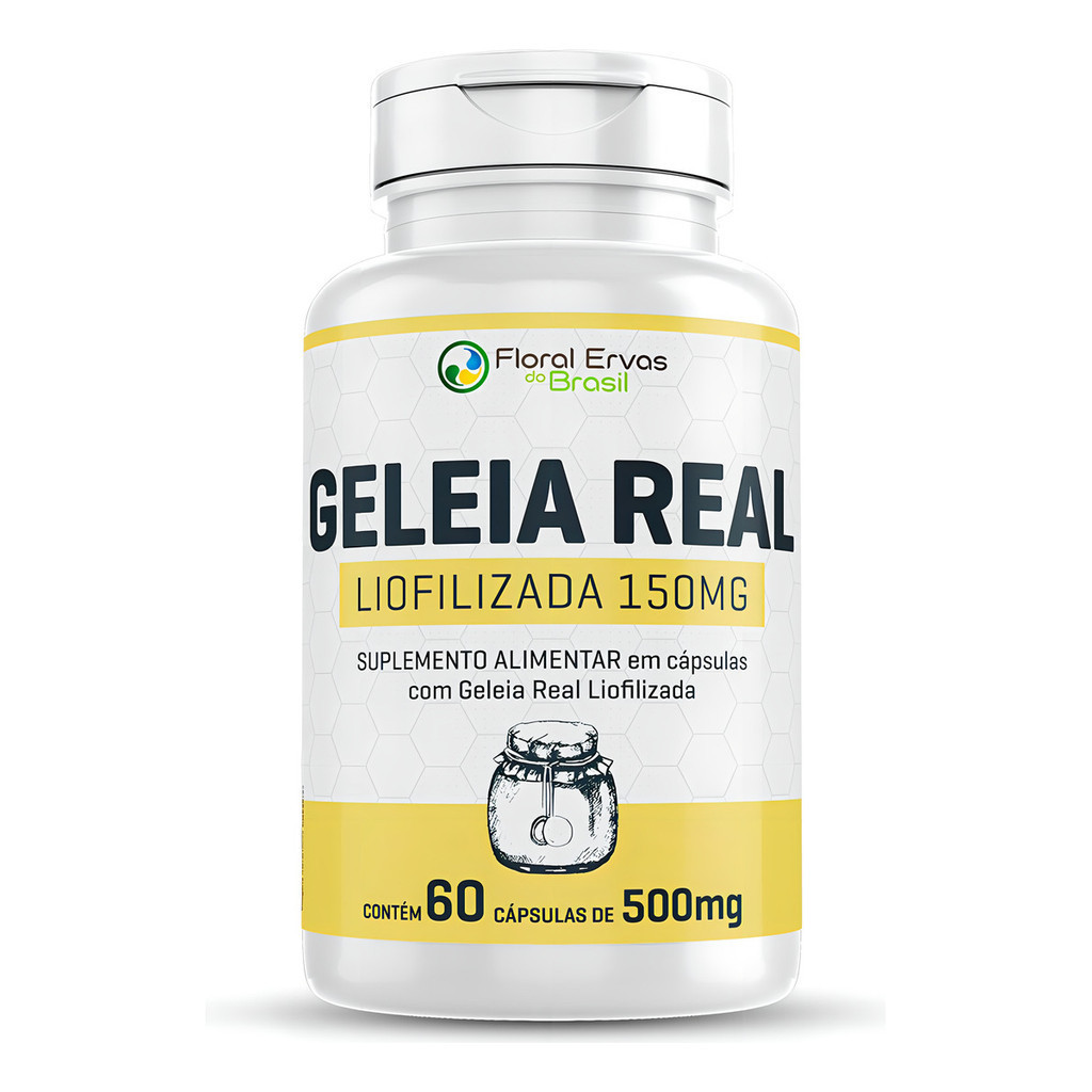 Suplemento Geleia Real Liofilizada 60 Caps 500 Mg - Floral Ervas do Brasil em Oferta na Shopee