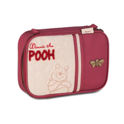 Estojo Box 36 Pens Ursinho Pooh- Clio Style Cor:Vinho